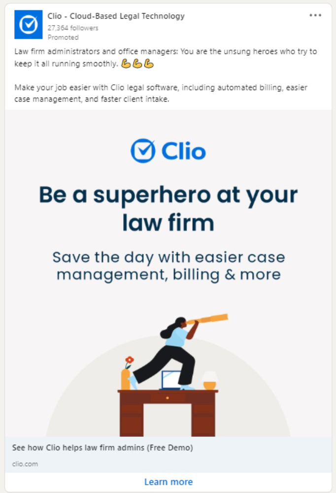 clio paid marketing facebook case study