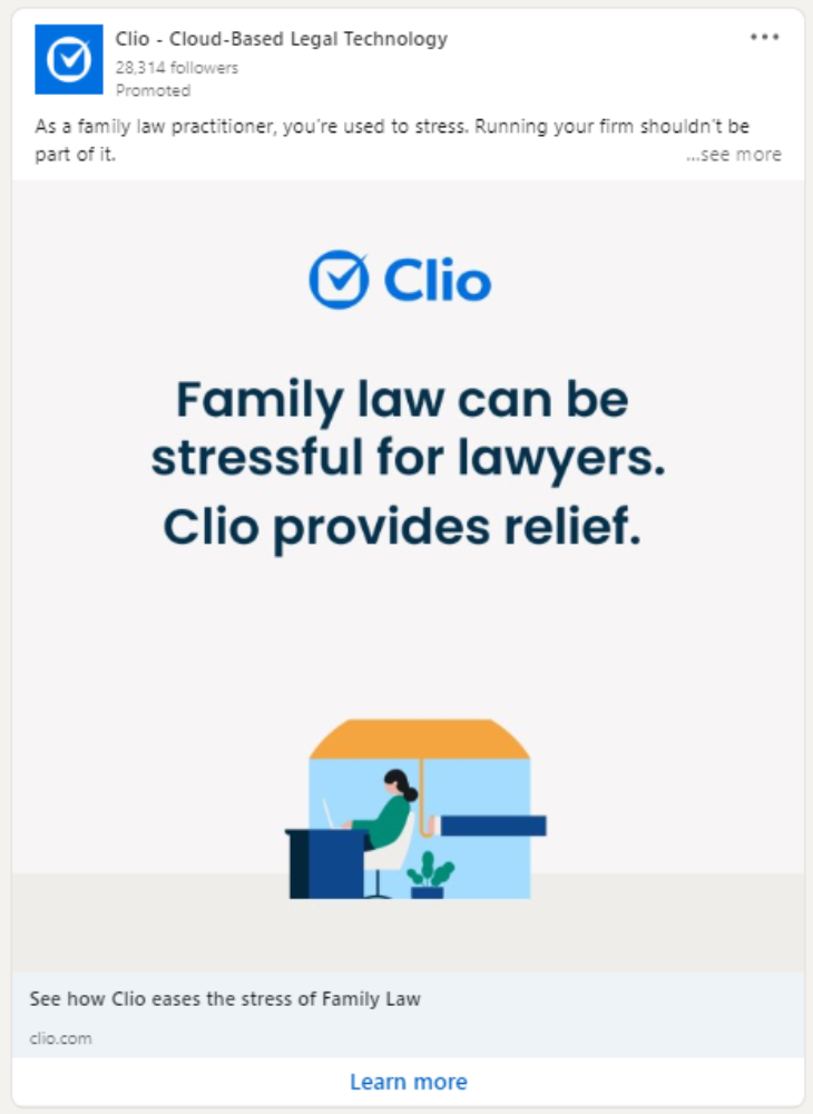 clio paid marketing facebook case study